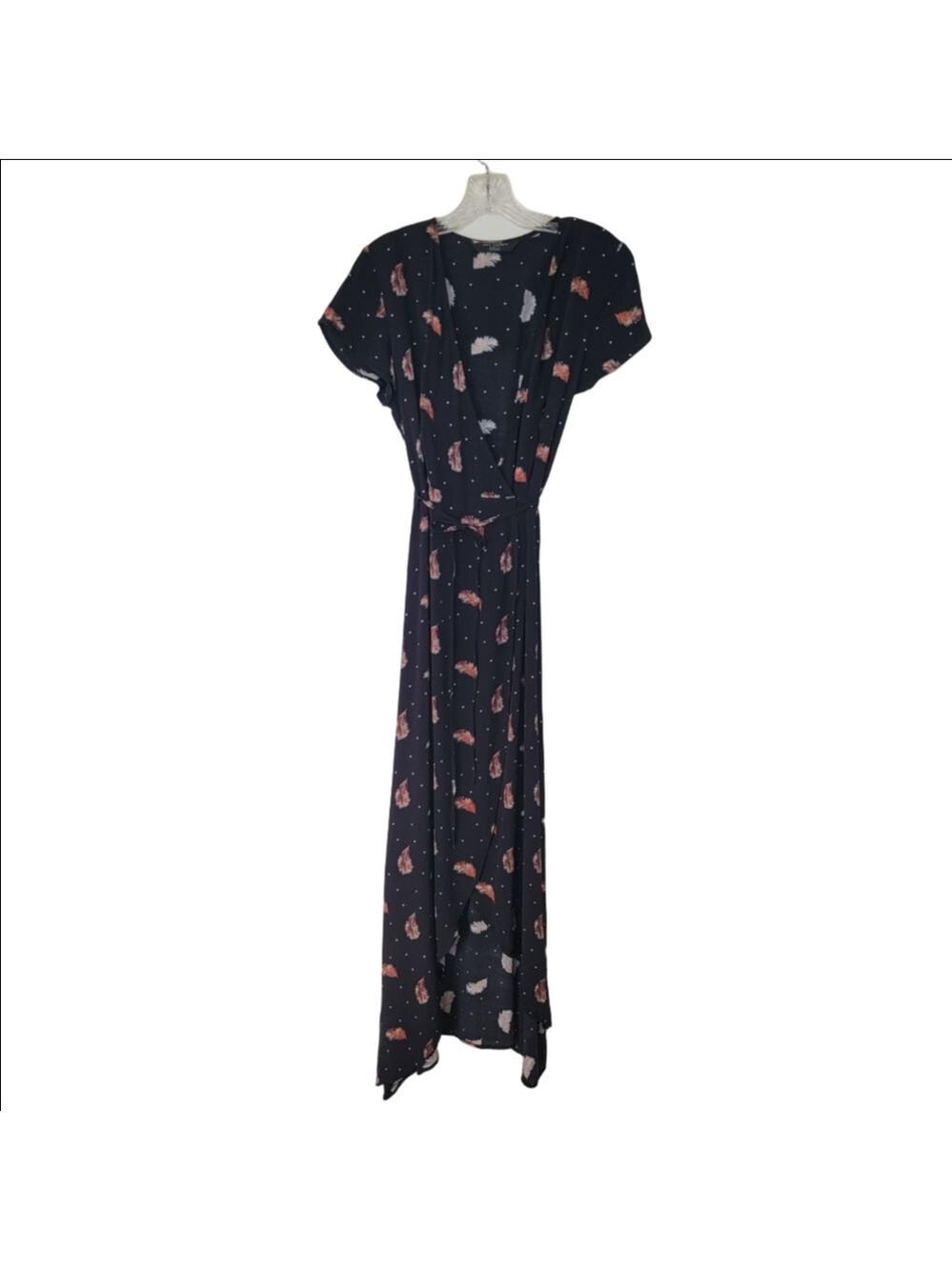 Knot Sisters Black Floral Maxi Dress